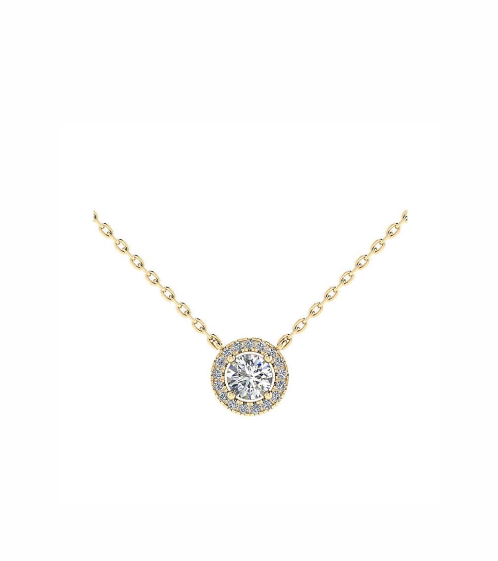 Brilliant Halo Necklace