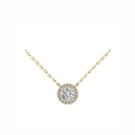 Brilliant Halo Necklace