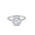 Brilliant Halo Ring