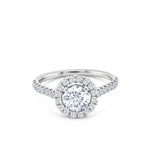 Brilliant Halo Ring