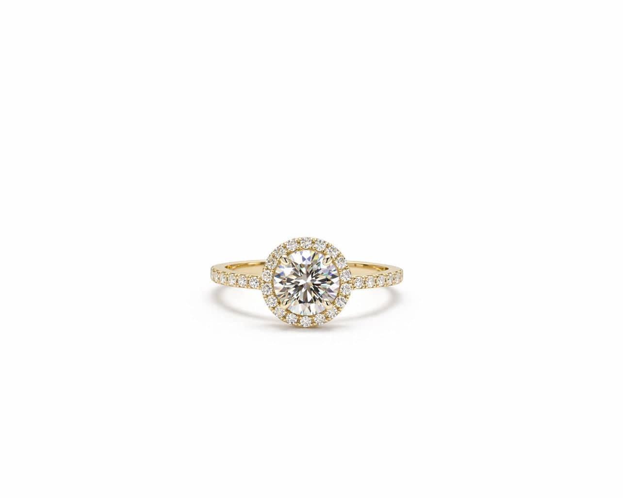 Brilliant Halo Solitaire LG
