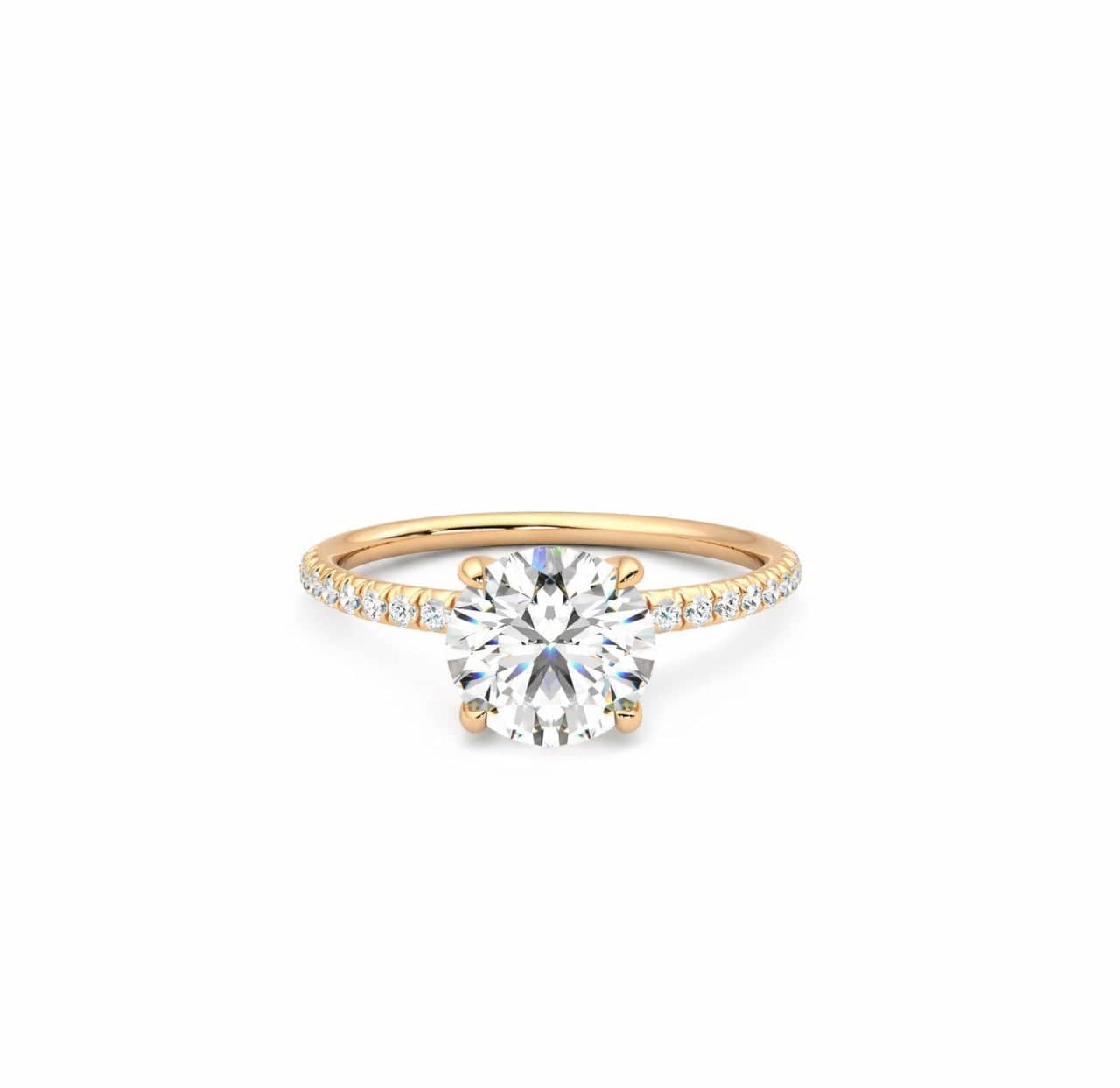 Brilliant Shine Solitaire Ring
