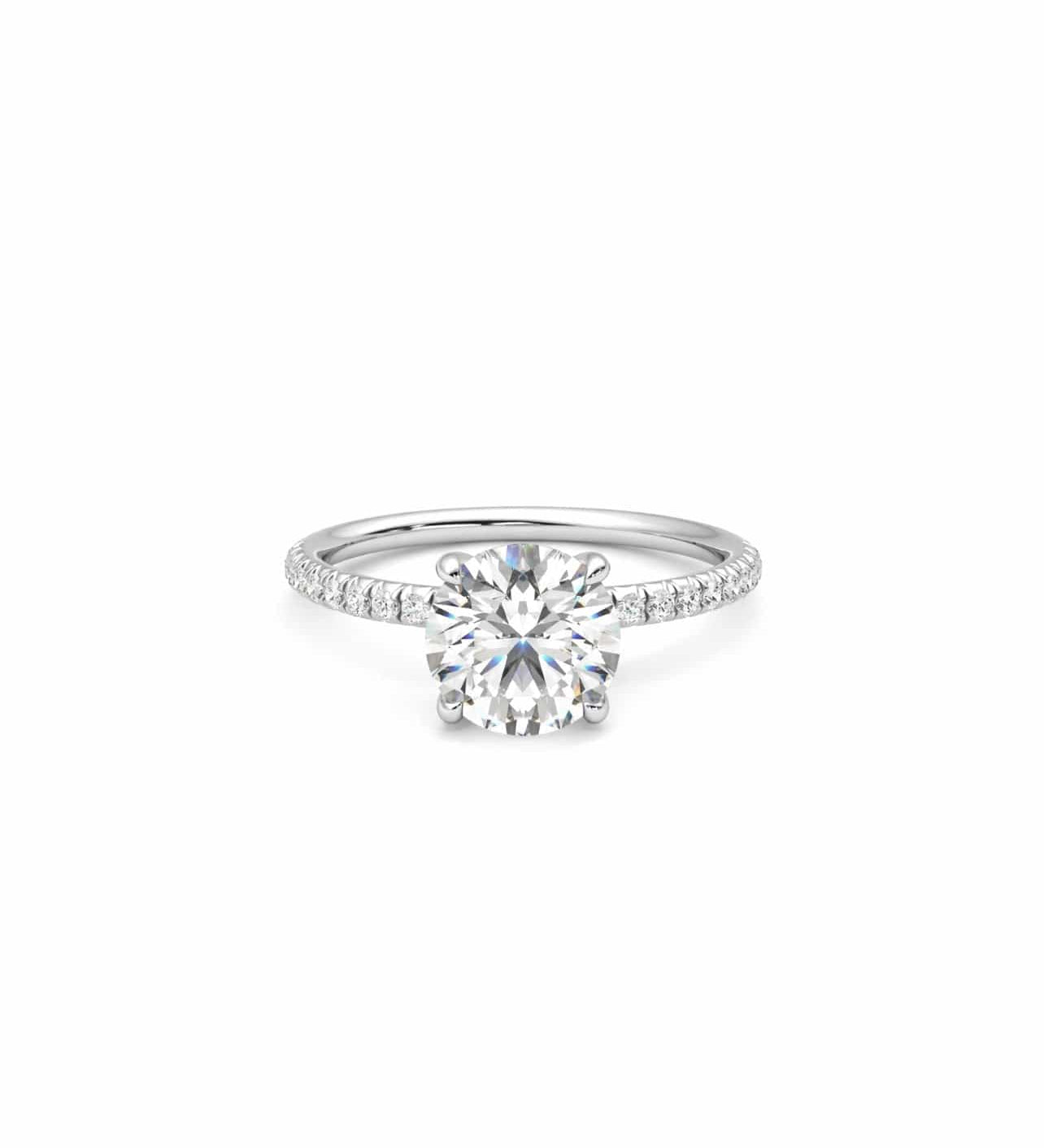 Brilliant Shine Solitaire Ring