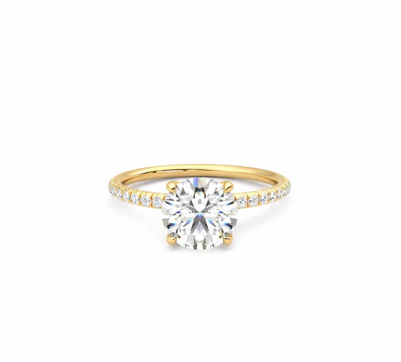 Brilliant Shine Solitaire Ring
