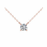 Brilliant Solitaire Necklace