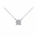 Brilliant Solitaire Necklace