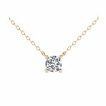 Brilliant Solitaire Necklace
