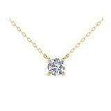 Brilliant Solitaire Necklace