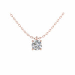 Brilliant Solitaire Necklace