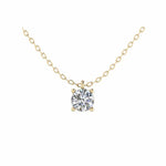 Brilliant Solitaire Necklace