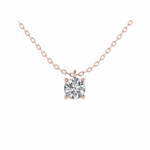 Brilliant Solitaire Necklace