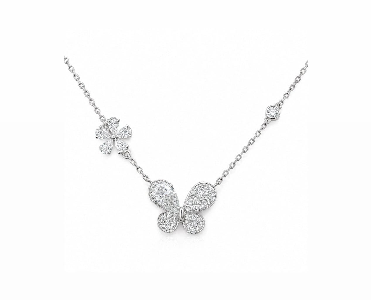 Butterfly Kiss Necklace LG