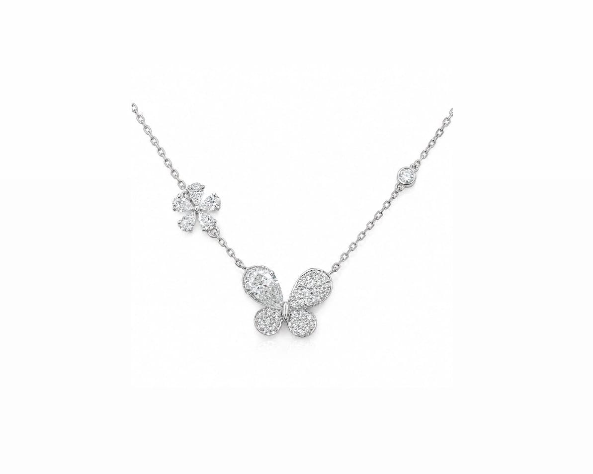 Butterfly Kiss Necklace LG