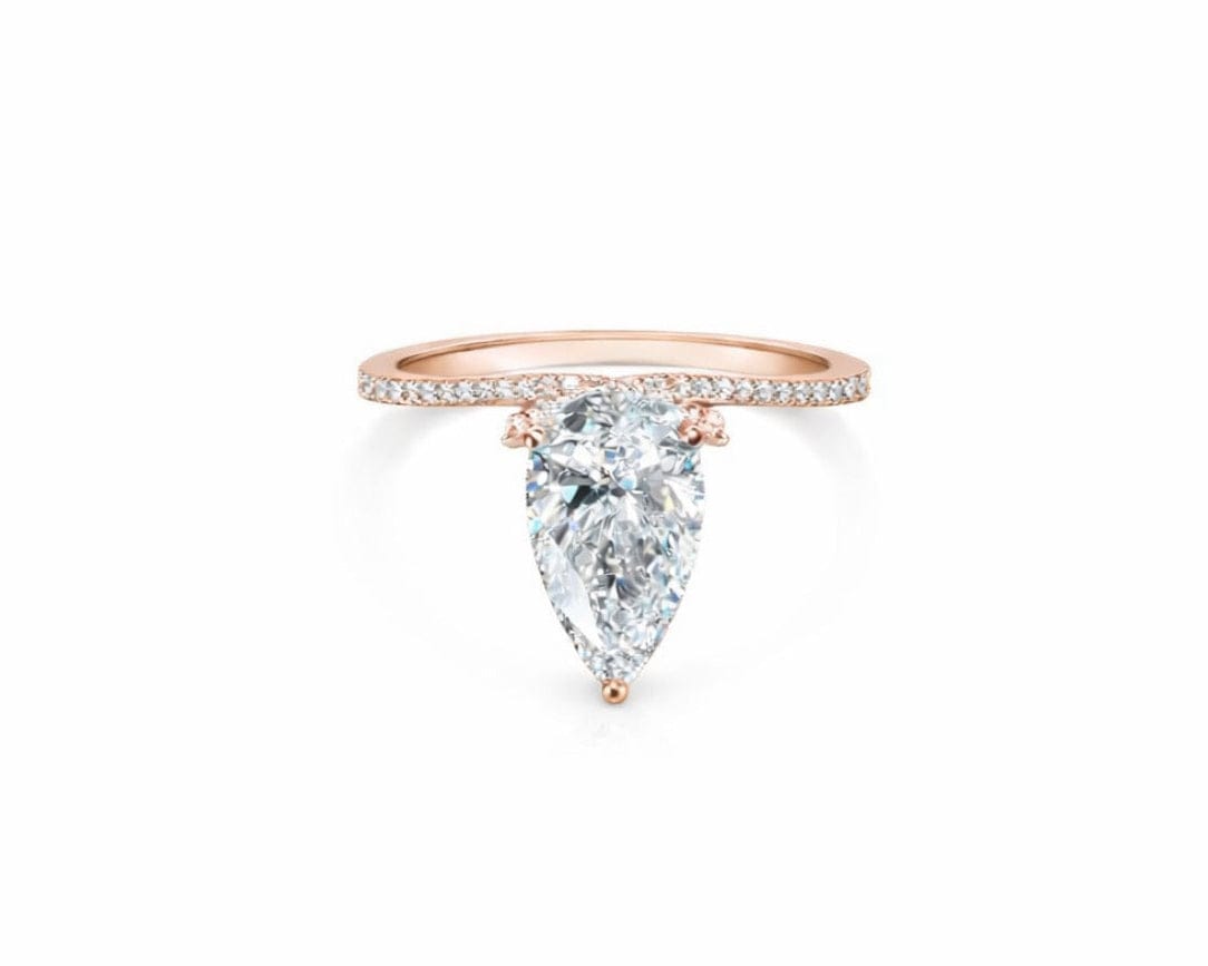 Celestia Pear Drop Ring LG