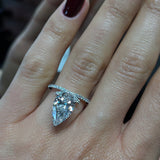 Celestia Pear Drop Ring LG