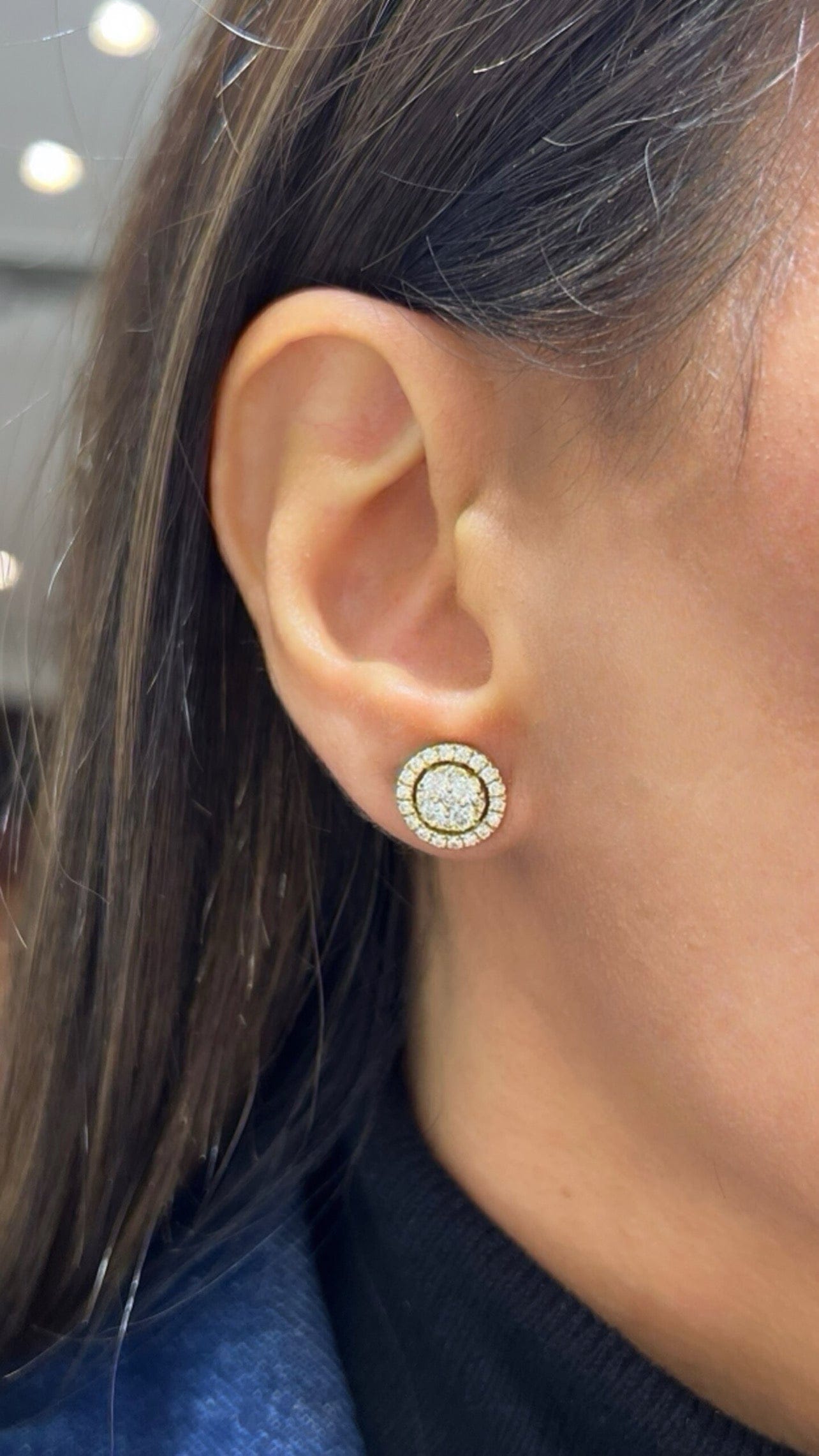 Circle Cluster Earstuds