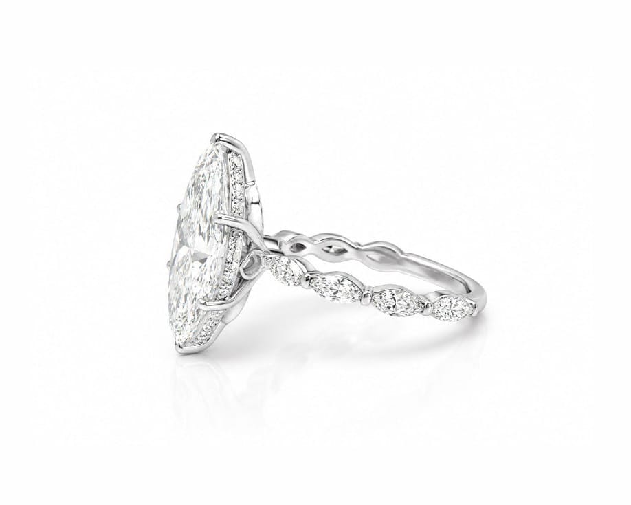 Crown Marquise Solitaire LG