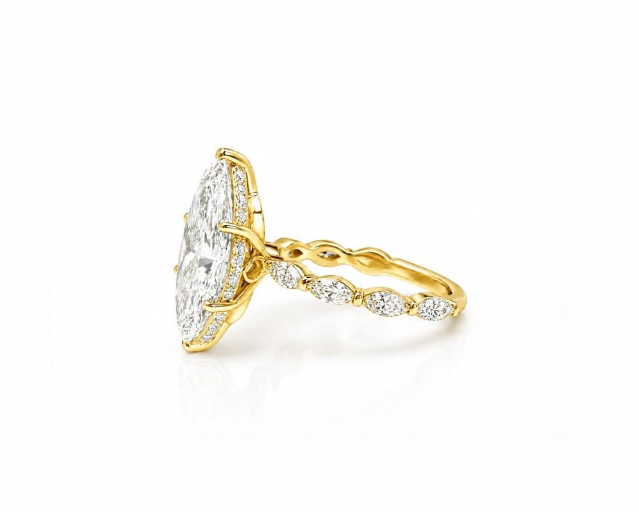 Crown Marquise Solitaire LG