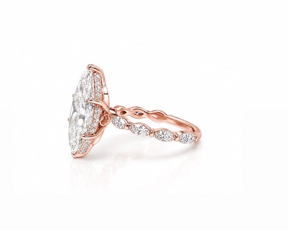 Crown Marquise Solitaire LG