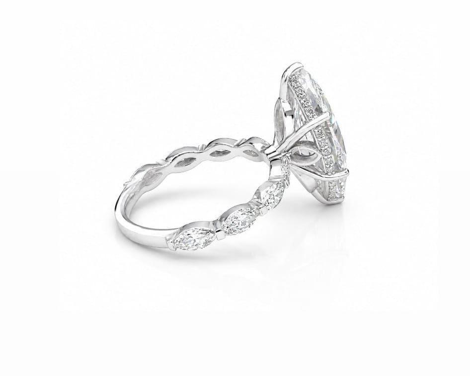 Crown Marquise Solitaire LG
