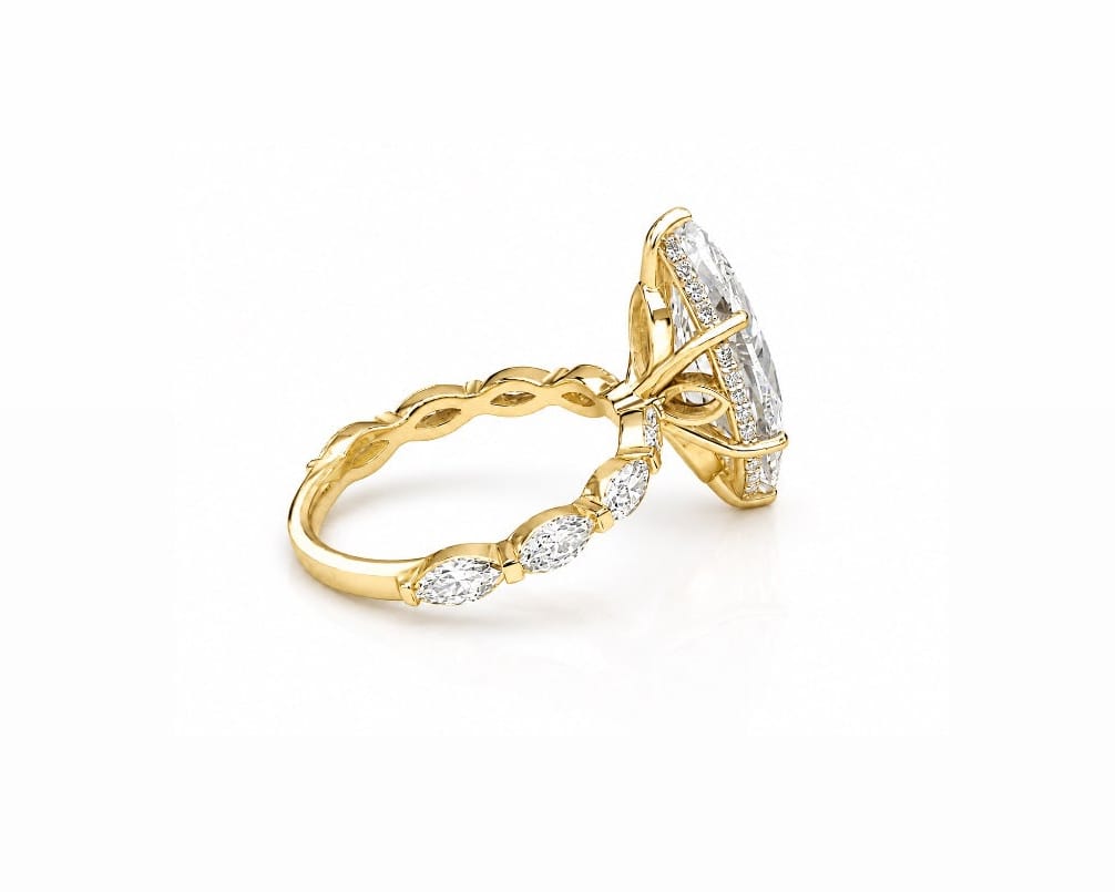 Crown Marquise Solitaire LG