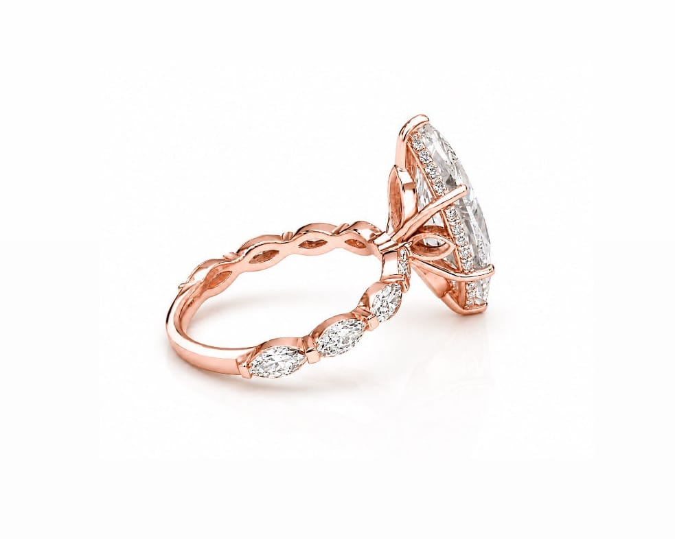 Crown Marquise Solitaire LG