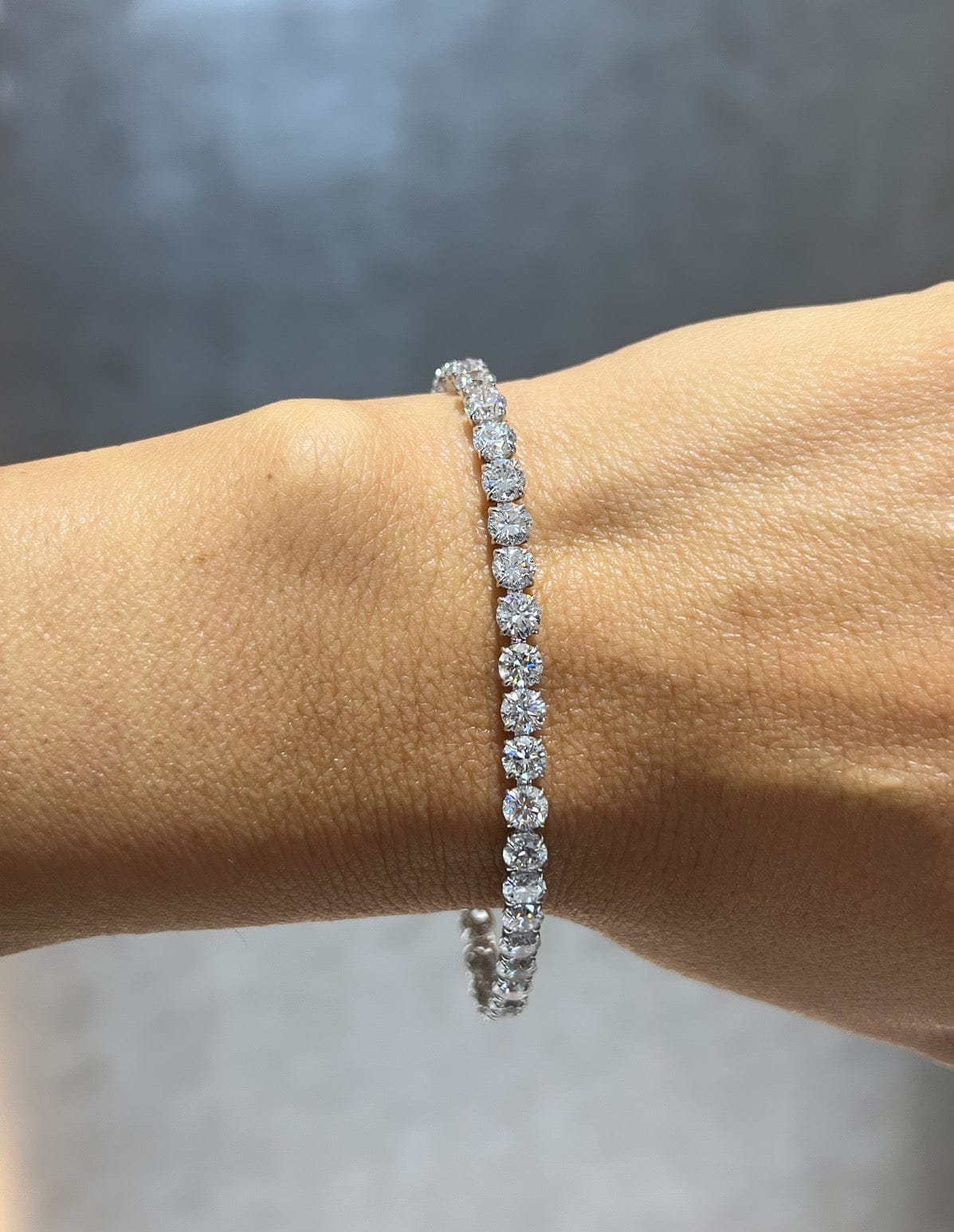 Crown Tennis Bracelet LG