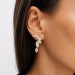 Curv Drop Earrings LG