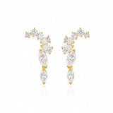 Curv Drop Earrings LG