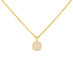 Cushion Halo Necklace