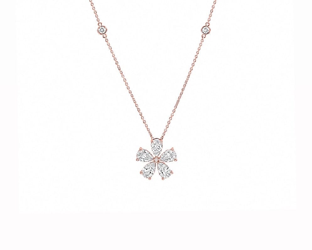 Diamond Bloom Necklace LG