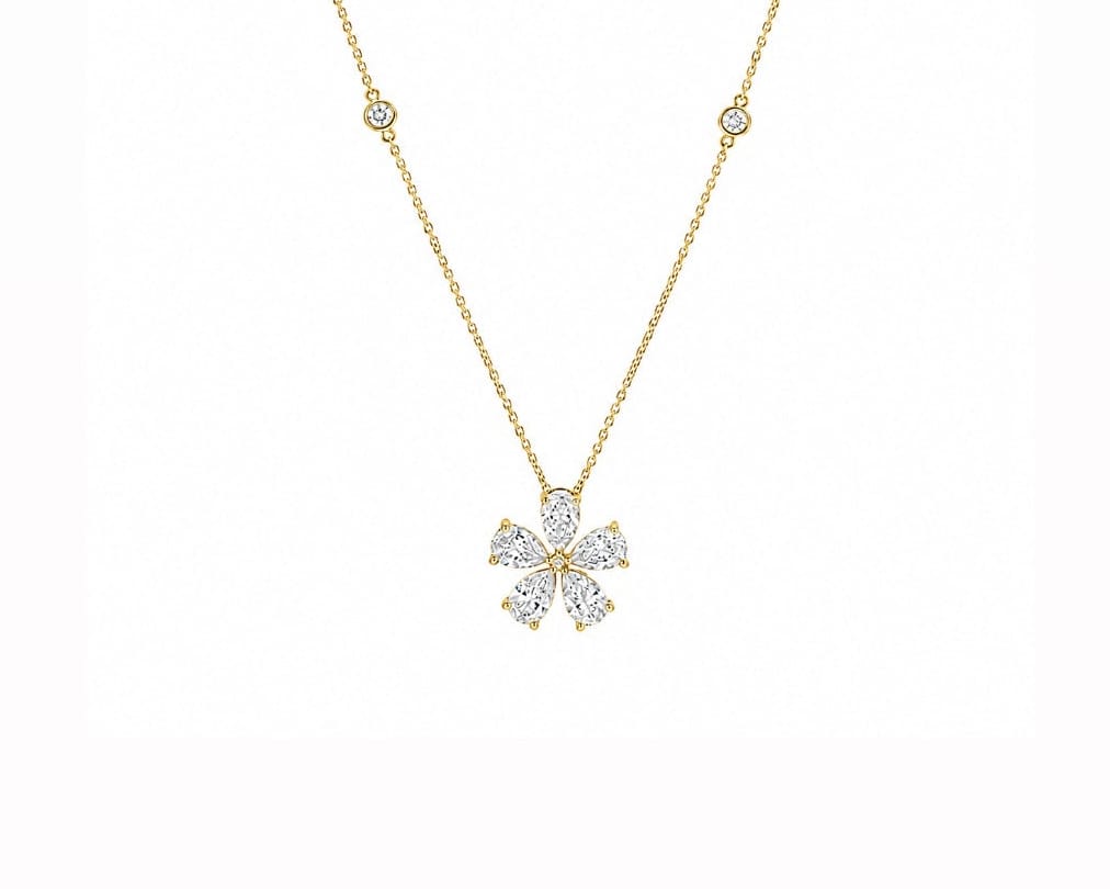 Diamond Bloom Necklace LG