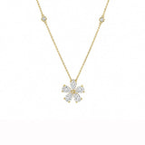 Diamond Bloom Necklace LG