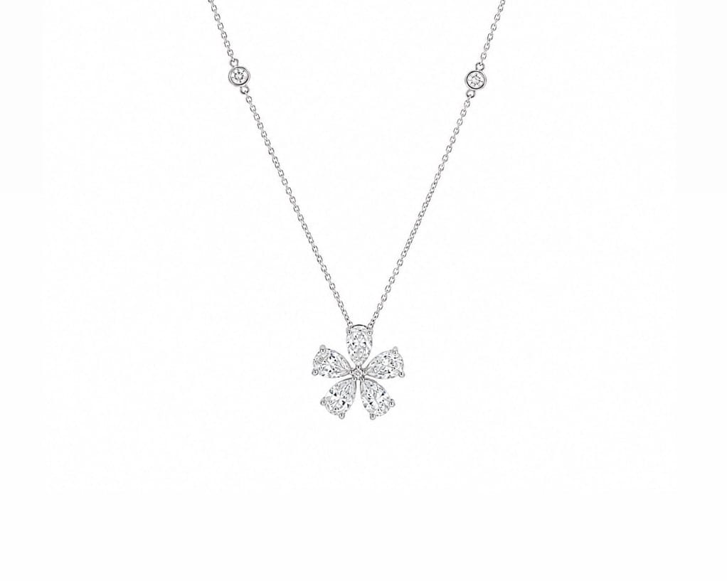 Diamond Bloom Necklace LG