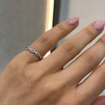 Diamond Braid Ring