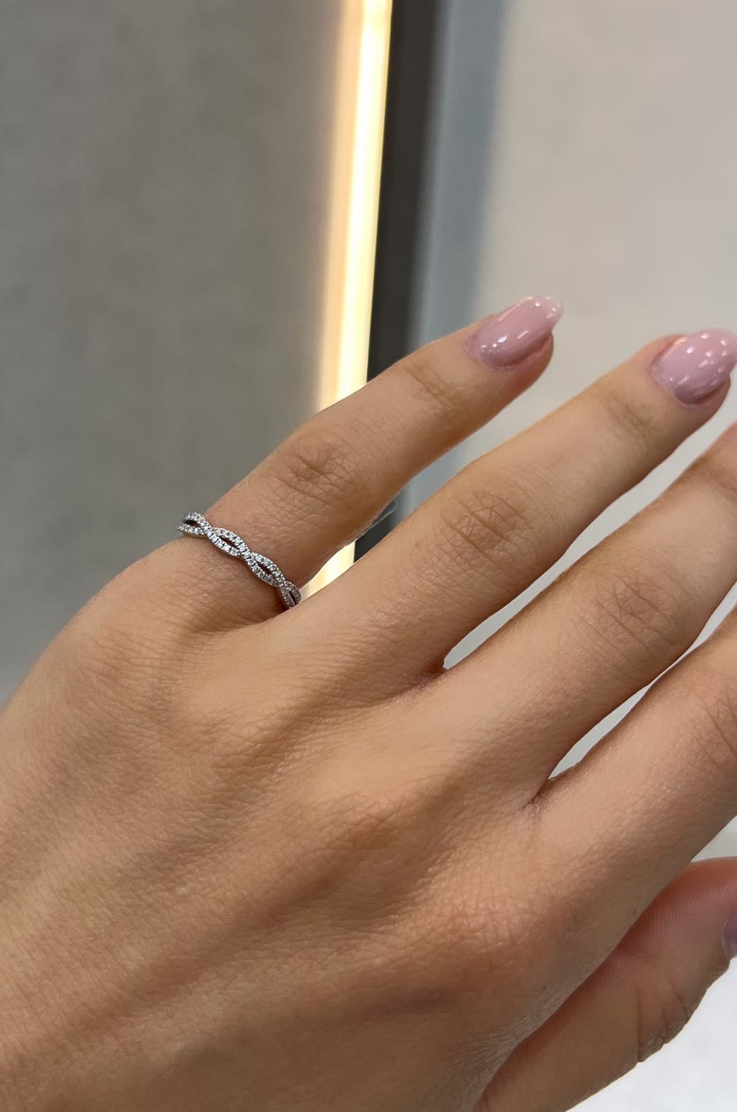 Diamond Braid Ring