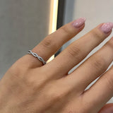 Diamond Braid Ring