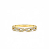 Diamond Braid Ring
