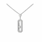Diamond Drop Icon Necklace