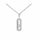 Diamond Drop Icon Necklace