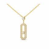 Diamond Drop Icon Necklace