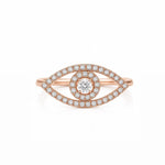 Diamond Evil Eye Ring