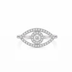 Diamond Evil Eye Ring
