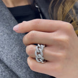Diamond Link Ring