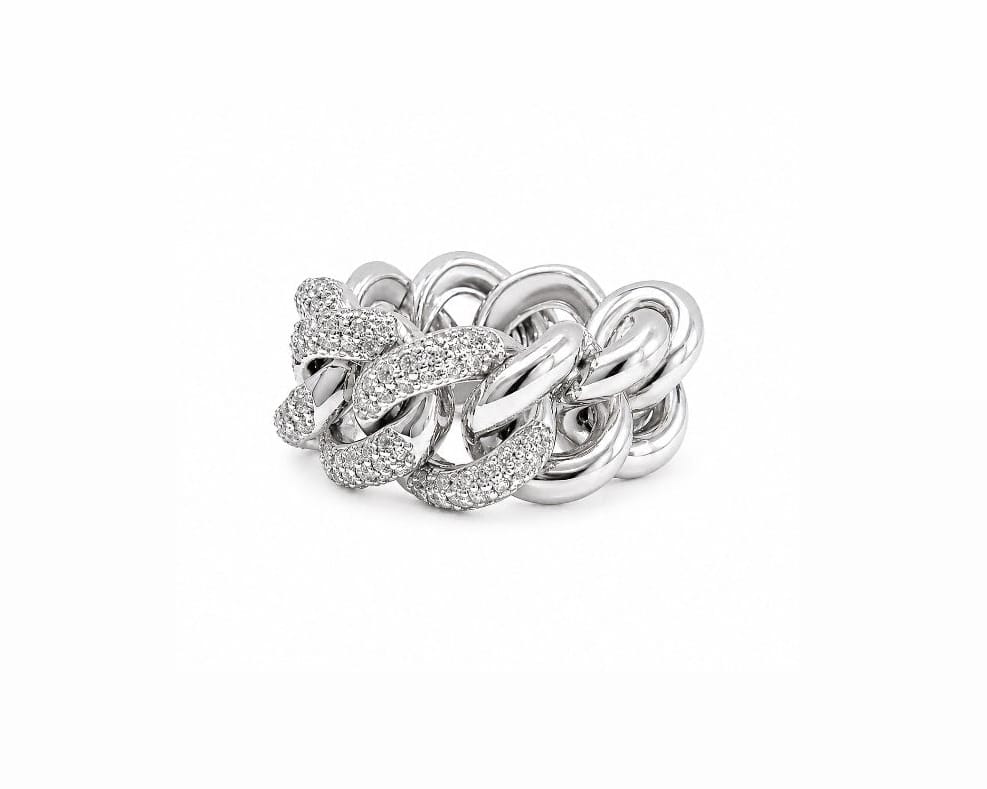 Diamond Link Ring
