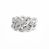 Diamond Link Ring