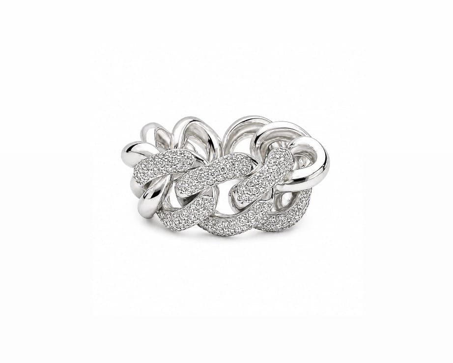 Diamond Link Ring