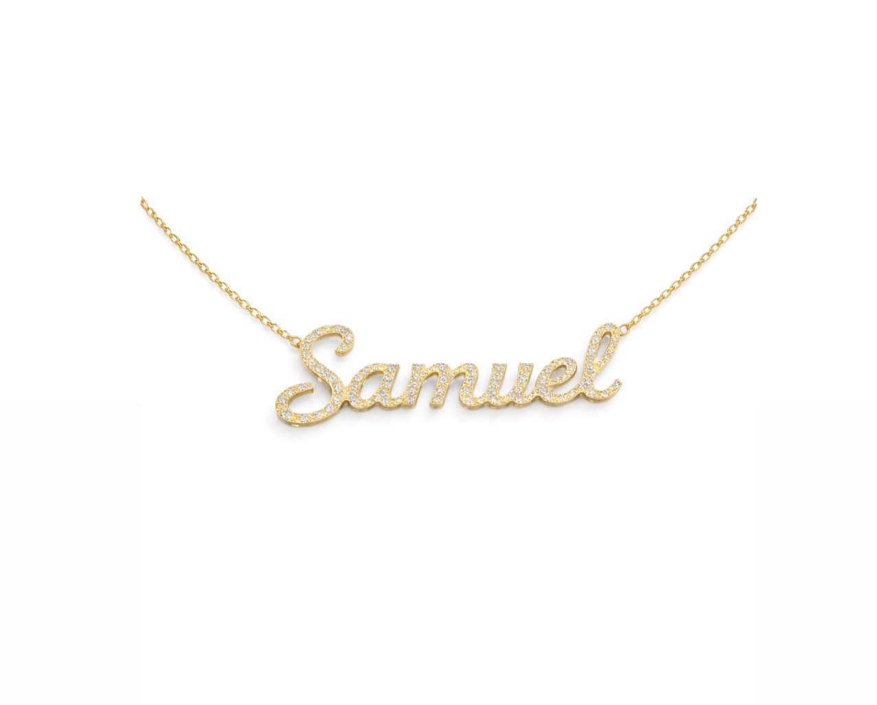 Diamond Name Anklet