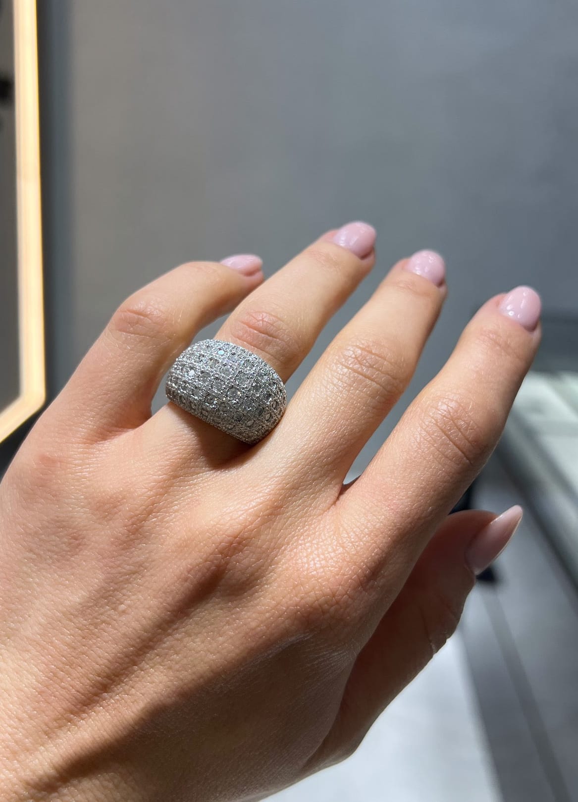 Dome Pave Ring