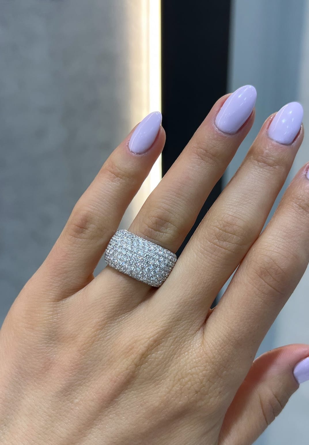 Dome Pave Ring